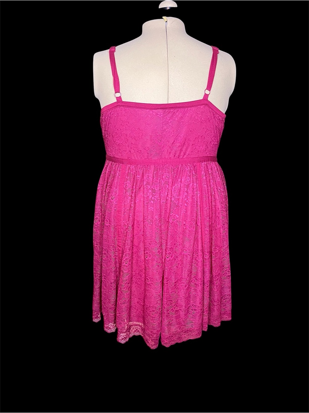 Torrid Raspberry Lace Dress - Picture 3 of 4